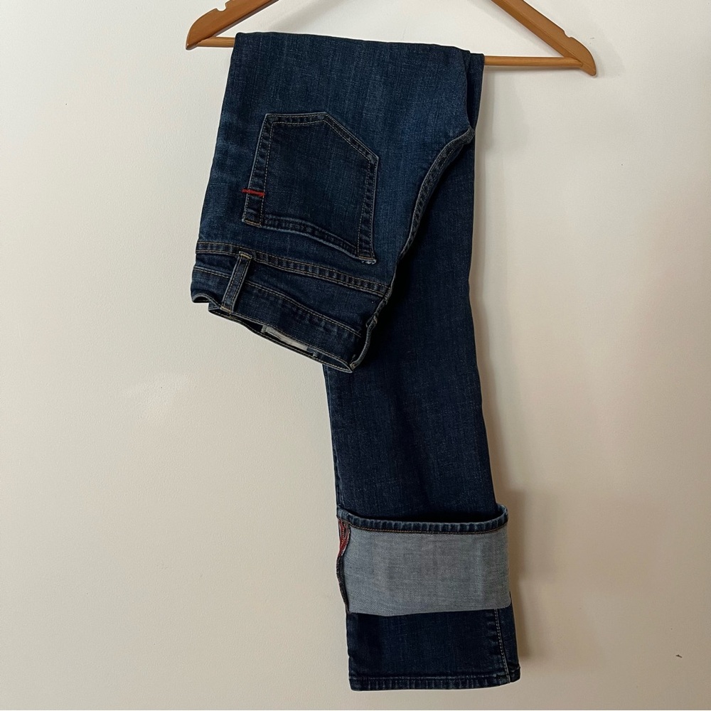 GAP Women's Low Rise Dark Blue Boot Cut Jeans